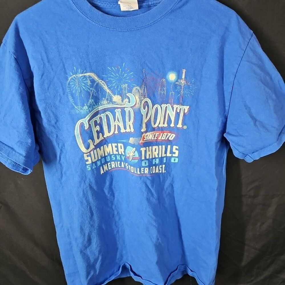 Cedar Point Adult Unisex T-Shirt Top Thrill Dragster Limited Edition M